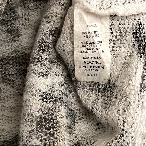 LUNA CHIC WHITE & LEOPARD PRINT TUNIC - Picture 4 of 4